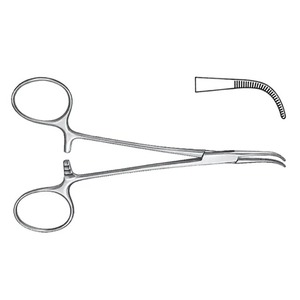 Pinzas Hemostáticas de Acero Inoxidable, Pinza Quirúrgica Manual para Cirugía General, Instrumento de Clase I con Certificación CE - Product Image 1