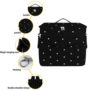 Recommandé dernière mode bébé poussette fermeture éclair 2025 femmes sac fourre-tout ensemble pour voyage - Product Image 4
