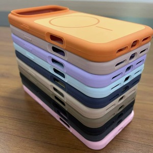 Hot bán đầy màu sắc Silicone trường hợp điện thoại vải mềm bên trong mở máy ảnh PC biểu tượng tùy chỉnh trường hợp điện thoại cho Iphone 17 Pro Max 17 không khí - Product Image 6