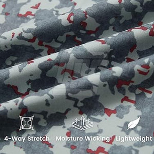 เสื้อแจ็คเก็ตผู้ชายแบบซิปครึ่งตัว ผ้าซับลิเมชั่น ยืดได้ ระบายอากาศดี เหมาะสำหรับการฝึกซ้อม - Product Image 6