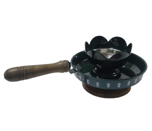 Quemador de Incienso de Lobán para Purificar el Hogar, Quemador de Lobán con Mango, Dhoop Dhuni - Product Image 2