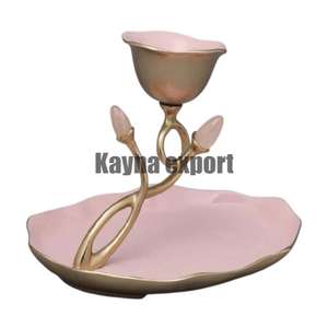 Luxury Modern Designer Gold Plated Metal and <b>Enamel</b> <b>Bowl</b> Handmade Customized Dinnerware for Home or Party for Food Display - Product Image 4