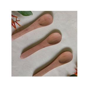 Cuillère en bois de haute qualité en bois Mini café thé miel cuillère à manger pour restaurant et ustensiles de cuisine - Product Image 3