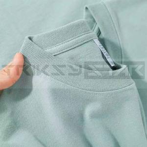 เสื้อยืดคอกลมแขนสั้นสำหรับทุกเพศ, เสื้อยืดผ้าฝ้าย100% คอกลมแขนสั้น M-4XL สไตล์เกาหลีฤดูร้อน - Product Image 2