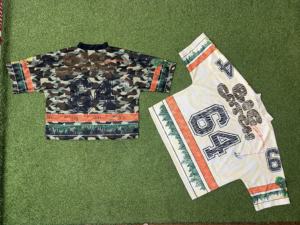 เสื้อเจอร์ซีย์ปักลายฟุตบอลแห้งเร็วผ้าแห้งเร็วระบายอากาศได้ดีจากอเมริกันฟุตบอล Mahomes ใส่ได้พอดีตัว - Product Image 6