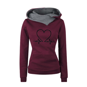 Ropa de calle de alta calidad para mujer, jerséis informales, sudadera para correr para mujer, sudaderas con capucha de manga larga diarias para mujer - Product Image 2