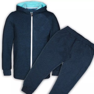 Survêtement pour hommes décontracté Patchwork sweats à capuche fermeture éclair costume de sport pantalon mode Jogging Muscle Fitness personnalisé hommes ensemble velours survêtement - Product Image 6