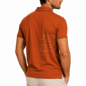 Polo tendance pour homme, style décontracté, tissu respirant, coupe moderne, en vente en ligne - Product Image 3