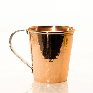 Diseño martillado cobre Moscú mula taza cerveza vino cóctel taza de café 100% taza de cobre puro artesanías - Product Image 3