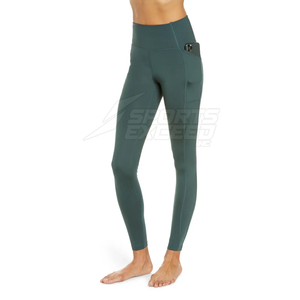 Leggings de Yoga de Fabricación Profesional, Pantalones Sólidos para Mujer de la Mejor Calidad, Transpirables, Cintura Elástica, Largo Completo, Spandex/Poliéster - Product Image 5