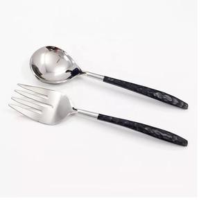 Juego de Cubiertos de Latón Puro, Juego de Cubiertos de Metal Nuevo para Utensilios de Cocina, Cubertería de Metal Nueva, Cuchara y Tenedor de Estilo Nuevo - Product Image 3