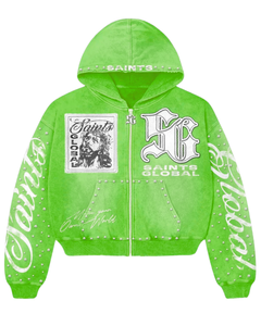 Sweat-shirt streetwear surdimensionné respirant avec impression et broderie personnalisées, graphiques vintage lavés inspirés du Y2K - Product Image 2