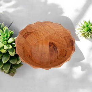 Bol à dattes de service pour fête en bois poli fait à la main de qualité supérieure, écologique, avec forme et taille personnalisées - Product Image 6