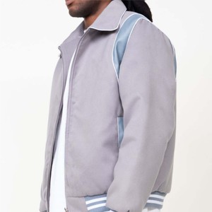 Offre Spéciale Streetwear surdimensionné décontracté solide à impression de logo personnalisé Manteaux d'équitation Denim Jean Vestes à impression thermique à prix bon marché - Product Image 5