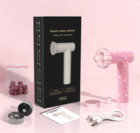 Ponceuse électrique 3-en-1 pour pieds, lime à callosités, outil de pédicure, 3 têtes interchangeables, 60W, rechargeable, pour usage domestique, finition diamant