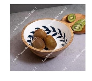 Tazón para servir ensalada grande desechable resistente al calor de acero inoxidable clásico multifuncional al por mayor - Product Image 1