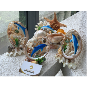 Guirnalda de Conchas Marinas de Vieira Perla Pulida Premium, Modelo Hecho a Mano, Arte de Pared Costero, Decoración para Fiestas Temáticas de Playa y Hogar - Caryln - Product Image 2