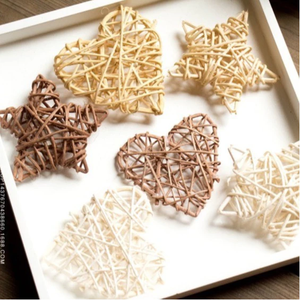 Decoración de estrella de ratán natural, adorno de mimbre hecho a mano para el hogar bohemio, pared de guardería o estilo navideño - Product Image 4