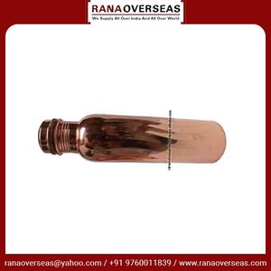 Nueva llegada de botella de agua de cobre de grado superior, botella de agua potable con tapa para buenos beneficios de salud de Ayurveda del fabricante - Product Image 5