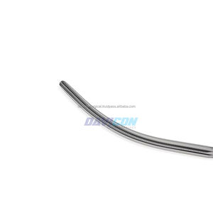 Pince DeBakey Thoracoscopique en Acier Inoxydable 65mm Courbée, Mâchoires Atraumatiques 1x2, Tige de 10mm, Manches Angulaires WLock, Longueur 17cm, L/W 9.75" - Product Image 3