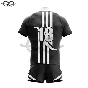 Vente en gros maillot personnalisé uniforme de rugby chemise à manches courtes personnalisé sublimé rugby uniforme de haute qualité femmes hommes - Product Image 4