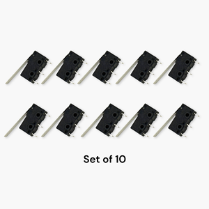 Juego de 10 microinterruptores de perno sin rueda con palanca larga, tipo botón pulsador SPDT, fabricado en plástico - Envío gratis - Product Image 2