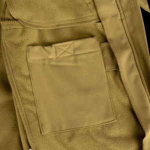 Hot Selling Professional <b>Men's</b> Canvas Stand <b>Soft</b> <b>Shell</b> <b>Jacket</b> Eco-Friendly Breathable Winter Wear Front Customizable Wholesale - Product Image 4