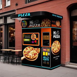 Machine de fabrication de nourriture rapide en libre-service pour les entreprises en plein air, distributeurs automatiques de pizzas entièrement automatiques à vendre - Product Image 2
