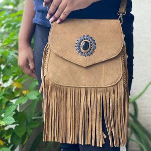 กระเป๋าหนังนิ่มพู่กระเป๋ามีสไตล์หลายสีหนังแท้กระเป๋าถือกระเป๋าสะพายไหล่ - Product Image 1