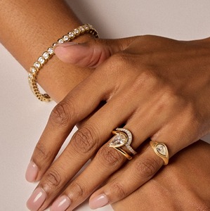 Pulsera de Tenis de Oro Sólido de 14K con Diamantes de Moissanita de 8ctw - Joyería de Compromiso y Boda de Moda, Pulsera de Tenis de Plata 925 y Oro - Product Image 3