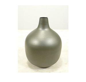 Black Poweder Coat Garden <b>Decoration</b> <b>Vase</b> - Product Image 1