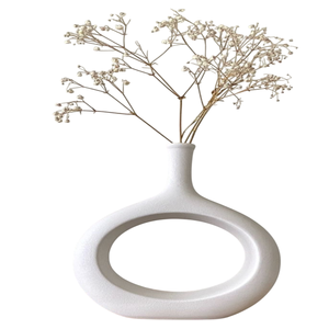 Vase à fleurs de conception classique avec Vase en métal de fer doré rétro de haute qualité Vase à fleurs de finition Antique pour décor de table - Product Image 5