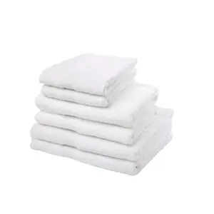 Best Selling OEM ODM Venta caliente 100% algodón terciopelo Terry toallas de baño blanco y teñido