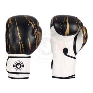 Guantes de boxeo de cuero PU para hombre, guantes de boxeo hechos en cuero PU, servicio OEM - Product Image 1