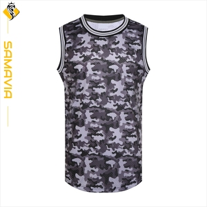 SAMAVIA Maillot athlétique d'équipe personnalisé Débardeur sans manches unisexe Sportswear pour l'entraînement et le fitness - Product Image 5