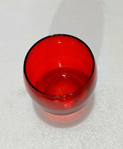 Récipient à bougie en verre conique de couleur rubis avec parfum de style classique pour la décoration intérieure, les mariages, les événements de Pâques ou les occasions festives - Product Image 3