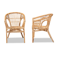 Chaise de salle à manger moderne en rotin Boho Décoration de la maison Matériaux naturels Chaise de salle à manger écologique Fabriquée au Vietnam Vente en gros durable