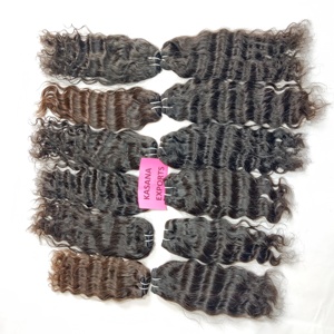 ผมเวียดนามแท้ 100% สีธรรมชาติ  แบบไม่ผ่านกระบวนการ  จัดเรียงเกล็ดผม  แบบมัดเป็นช่อ  สีดำ  เย็บสองชั้นด้วยเครื่องจักร  สำหรับต่อผมผู้หญิง - Product Image 1