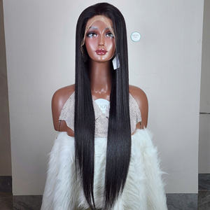 Super doble 13x4 pelucas frontales de encaje Color Natural pelo crudo vietnamita alta calidad hueso recto PELUCAS CABELLO humano encaje frontal - Product Image 1