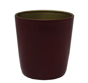 Maceta redonda de hierro decorativa clásica, cubos de Color marfil mate para la decoración del hogar y la sala de estar hecha a mano - Product Image 4