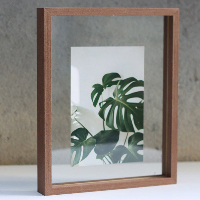 Top Quality New Arrival Wooden Finished Home Tabletop Decoration Antique Wood Photo Picture Flower Leave Hotel Restaurant Deco