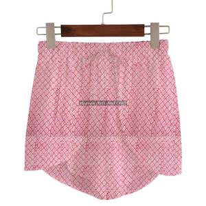 Vêtements imprimés pour femmes, shorts imprimés d'été, tissu 100% coton, imprimé à la main - Product Image 2