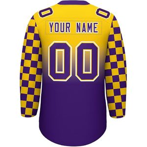 เสื้อเจอร์ซีย์เล่นฮ็อกกี้น้ำแข็งพิมพ์ซับลิเมชันสำหรับผู้ชายเสื้อทีมสีสันสดใส - Product Image 2