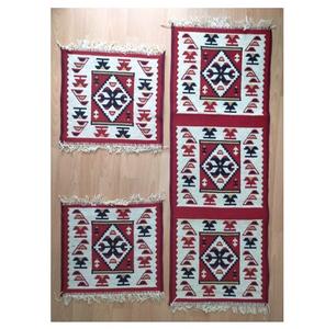 Juego de alfombras de asiento de coche estilo Kilim lavable, alfombra hecha a máquina para cubrir asientos de coche - Product Image 1