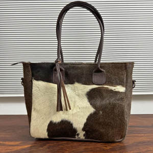 กระเป๋าถือหนังวัวแท้ขายดีสำหรับผู้หญิง คุณภาพสูงสุด 100% แฟชั่นลำลองสำหรับผู้หญิง กระเป๋าหนังวัวแท้สำหรับสาวๆ - Product Image 3