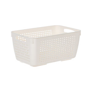 Panier rectangulaire multifonctionnel Hokori avec poignées, bac de rangement ventilé pour la maison, la salle de bain, la cuisine et le lavage des fruits - Product Image 4