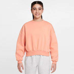 Sweat-shirt Boxy à col ras du cou 100% coton pour garçons et filles-décontracté doux et chaud pour l'hiver OEM Logo personnalisé imprimé écologique - Product Image 6