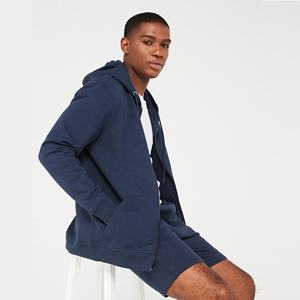 เสื้อฮู้ดดี้ผู้ชายผ้าฝ้ายคุณภาพสูง ซิปหน้า สั่งทำได้ ปักลายได้ เหมาะสำหรับออกกำลังกาย ผ้าฝ้ายผสมโพลีเอสเตอร์ เฟรนช์เทอร์รี่ สำหรับฤดูหนาว พร้อมป้ายแบรนด์ส่วนตัว - Product Image 2