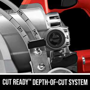 Sierra eléctrica de husillo helicoidal Medusaw de 15 amperios y 7 pulgadas plateada para hormigón - Product Image 4