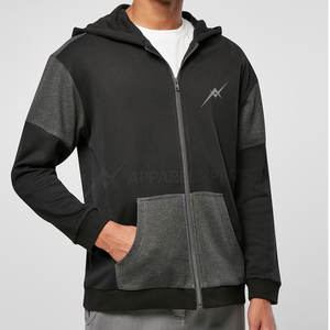Sudadera con capucha personalizada para hombre al por mayor 2023 poliéster ligero/algodón liso teñido para invierno al mejor precio - Product Image 5
